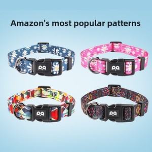 कस्टम मुद्रित चिंतनशील पट्टी के अनुकूल क्लासिक शैली कुत्ते कॉलर पट्टा छोटी नस्लों के लिए रिबन सजावट क्रॉस-बॉर्डर - Product Image 4