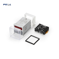 Relais temporisé numérique DH48S-S 0.1s à 99h de répétition de cycle 12V DC & 220V AC Protection scellée 0.1s à 99h relais temporisé