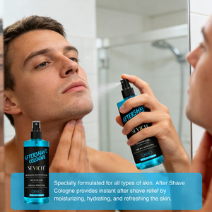 โคโลญจน์หลังโกนหนวด <span class=keywords><strong>SEVICH</strong></span> บำรุงผิวสำหรับผู้ชาย โลชั่นโคโลญจน์หลังโกนหนวด สเปรย์หลังโกนหนวดสูตรเฉพาะ ช่วยให้ความสดชื่นและบรรเทาผิวหน้า - Product Image 3