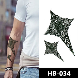 Tatuaje Temporal de Moda <span class=keywords><strong>para</strong></span> Rostro y Cuerpo, Sexy, a Todo Color, de Media Manga, Resistente al Agua, Producción Personalizada de Fábrica al por Mayor - Product Image 3