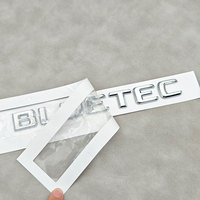 Lettres 3D en ABS, logo BLUETEC, emblème autocollant pour coffre arrière de voiture, pour Mercedes W205 W204 W212 W213, accessoires