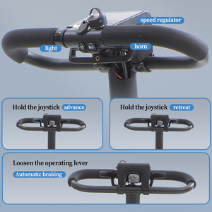 Scooter de mobilité pliable en alliage d'aluminium, adapté aux voyages, pour les <span class=keywords><strong>personnes</strong></span> <span class=keywords><strong>âgées</strong></span>, utilisation à l'aéroport et dans les centres commerciaux - Product Image 5
