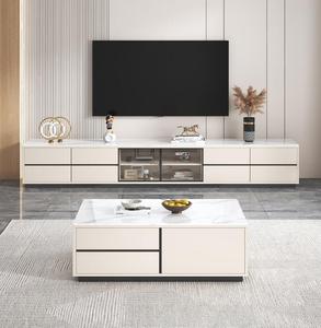 Meuble TV moderne en panneaux de bois écologiques avec rangement mural pour téléviseurs, idéal pour le salon et l'aménagement intérieur - Product Image 5