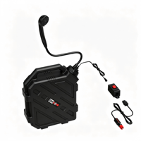 Seau d'eau rotomoulé LLDPE 22L grande capacité avec logo personnalisé, poignée et robinet, écologique, pour camping extérieur