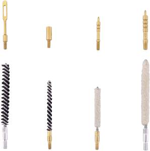 Tige de nettoyage en laiton pour serpillière en coton, brosses en Nylon dans un organisateur à fermeture éclair, étui Compact. <span class=keywords><strong>177</strong></span> <span class=keywords><strong>Cal</strong></span> & .22 <span class=keywords><strong>Cal</strong></span> Kit de nettoyage - Product Image 3