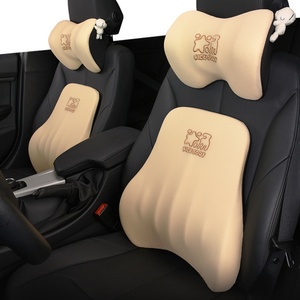 Office Chair Car Back Support <b>Pillow</b> Gaming Chair <b>Memory</b> Foam Ergonomic Neck <b>Pillow</b> and Seat Headrest Lumbar <b>Pillow</b> - Product Image 1
