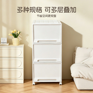 <b>Drawer</b> <b>Storage</b> Cabinet Stackable Movable Waterproof Bedroom Organizer Rectangle Floor Type Multi Layer <b>Storage</b> <b>Box</b> - Product Image 4