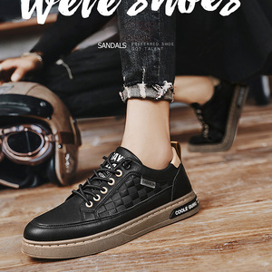 Zapatos Deportivos y Casuales de Hombre, Transpirables, Ligeros, con Cordones, Blancos, Modernos, Versátiles, con Suela Plana, para Verano, Otoño/Invierno - Product Image 6