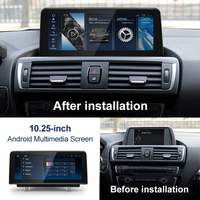 Lecteur multimédia GPS de navigation sans fil STWEI ID8 CarPlay Android Auto pour BMW Série 1/2 M2 F20 F87, montage sur tableau de bord Android