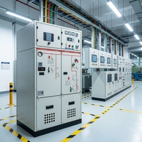 Armoire de commutation métallique moyenne et haute tension, conforme aux normes CEI, solution de distribution et de transmission d'énergie intérieure pour projets industriels, équipement électrique de commutation