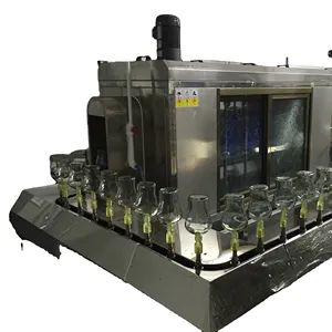 ماكينة تنظيف الزجاجات الأوتوماتيكية عالية الكفاءة المصنوعة من الزجاج