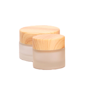 Barattolo in <span class=keywords><strong>Vetro</strong></span> da 1 oz con Coperchio in Bambù, Contenitore Cosmetico da 5ml 10ml 20ml 30ml 50ml 100ml - Product Image 4