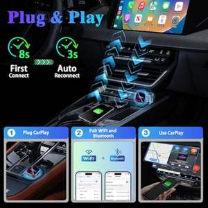 Новое поступление, универсальный Smart <span class=keywords><strong>Usb</strong></span> Carplay автомобильный бокс беспроводной адаптер Mini CarPlay Dongle для автомобиля - Product Image 6