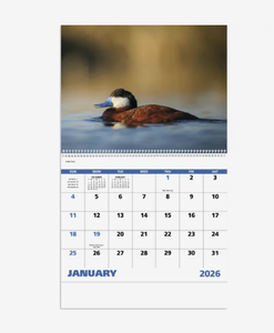 Calendarios Espirales de Aves Acuáticas con Logotipo Personalizado 2027, Regalo Promocional al por Mayor para Empresas, <span class=keywords><strong>12</strong></span> Meses - Product Image 2