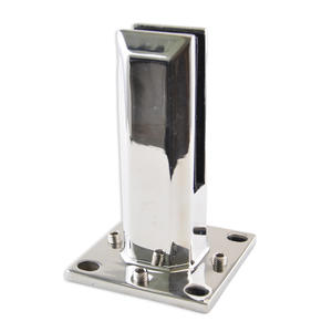 Clips de Vidrio Perforados de Acero Inoxidable de Alta Calidad para Pasamanos de Piscina, Barandillas de Escaleras, Accesorios de Base para Balcones - Product Image 1