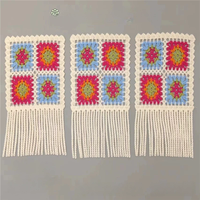 Patch en tissu écologique soluble dans l'eau à coudre, broderie ajourée au crochet, garniture de poche, frange, pièce florale, accessoire vestimentaire