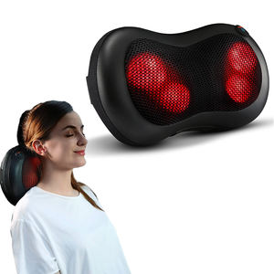 Nouveau produit 2025 Shiatsu masseur de dos et de cou oreiller de Massage de pétrissage de tissus profonds pour le dispositif de soulagement de la douleur musculaire du dos - Product Image 1