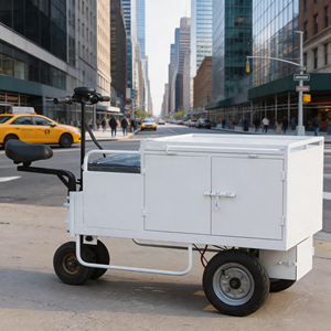 Nuevo Triciclo Eléctrico de 2 Vías 2026 con Estructura de Acero, Carrito de Comida Móvil, 1 Año de Garantía <span class=keywords><strong>para</strong></span> Venta Ambulante de Bebidas, <span class=keywords><strong>Helados</strong></span> y <span class=keywords><strong>Kiosco</strong></span> - Product Image 2