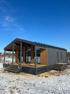 Casa Mobile Robusta da 20 piedi con 2 Camere da Letto, Installazione Rapida, Espandibile per Ufficio e Abitazione, Pronta per 3 Persone, Pronta all'Uso - Product Image 2