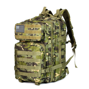 Jsh Hot Bán Ngụy Trang Molle Hệ Thống Chiến Thuật Tấn Công Ba Lô 45L Molle Tùy Chỉnh Ba Lô Cho Phòng Tập Thể Dục Đi Bộ Đường Dài Biểu Tượng Tùy Chỉnh - Product Image 5
