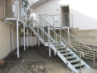 Balustrade en acier inoxydable 304 316 très vendue pour escaliers et balcons commerciaux et résidentiels