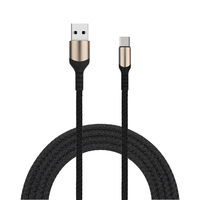 Câble de charge rapide USB A vers Type C en nylon tressé OEM ODM 1M 2M 3A, câble de charge USB A vers Micro pour téléphone portable en stock
