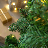 Sapin de Noël artificiel pré-éclairé sur pied en PVC de haute qualité, personnalisable, directement de l'usine