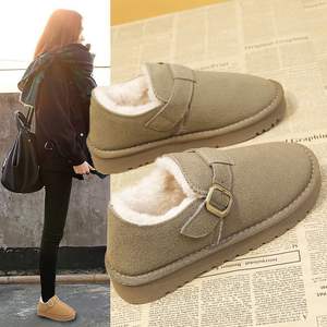 For Birkenstock Women's 2025 Winter New Style Warm Slip-on <b>Snow</b> <b>Boots</b> Fleece-Lined Thickened Wool Fur Autumn Style Women's Shoes - Product Image 2