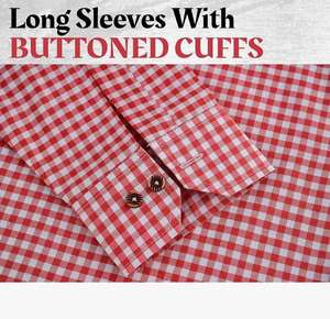 Camisa Bávara para Hombre para el Oktoberfest - Jersey Tradicional Alemán con Cuello de Cordones - Mezcla de Algodón Suave y Transpirable - Product Image 2