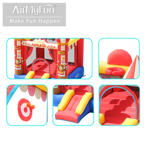 Castillo Inflable Rojo Mini AirMyFun con Tobogán, Pequeño, para Interiores y Exteriores, para Niños, Disponible en Almacén de EE. UU. - Product Image 6