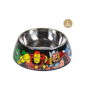 Marvel <b>Dog</b> <b>Bowl</b> L 760 Ml 22 Cm Stainless Steel Pet Feeding Dish For <b>Dogs</b> And Cats - Product Image 1