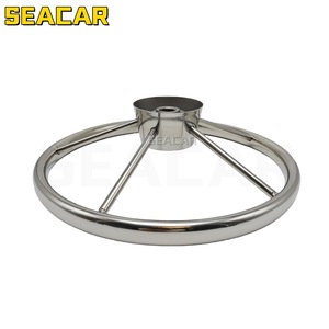 Seacar Boat Steering <b>Wheel</b> 13.5 Inch Stainless Steel 304 Marine Hardware For <b>Replacement</b> Repair - Product Image 5