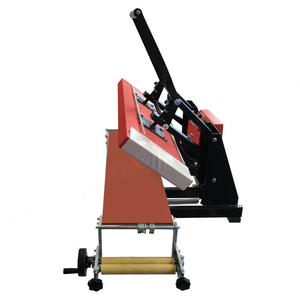 Nueva Máquina de Sublimación Hidráulica Semiautomática Disen para Serigrafía y Prensado Térmico de Cintas y Prendas, 10x39 Pulgadas - Product Image 3
