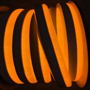 Tira de Luz LED Flexible de Neón SMD2835 Naranja, Cuerpo de PVC Impermeable IP68 para Decoración de Edificios, Resorts, Túneles, Parques, Hoteles y Paisajes - Product Image 1
