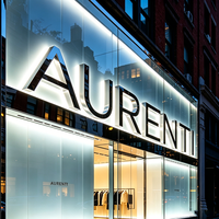 Letrero 3D con Luces LED de Carrey Sign, Logotipo Personalizado de Fábrica, Letrero para Hotel con Cadena de Tiendas, Letrero Exterior Ecológico con Letras en Relieve