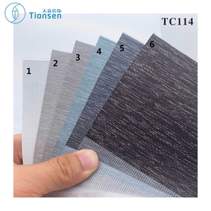 Persianas Enrollables Motorizadas Minimalistas Integradas de Estilo Zebra Horizontal, Diseño Art <span class=keywords><strong>Deco</strong></span> Negro Personalizable para Ventanas Interiores del Hogar - Product Image 2