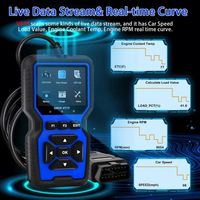 Escáner automático con lector de código OBD 2 integral V519 con función de Analizador de motor ABS completo Garantía de 1 año