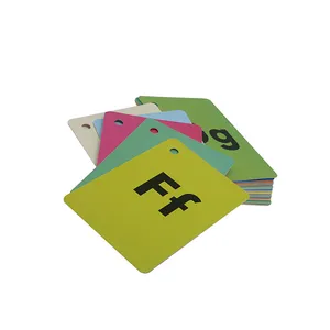 Barato de papel de preço de fábrica, de alta qualidade, com pawns, alfabeto árabe, cartões de memória, deck de cartões personalizado, negociação colecionável