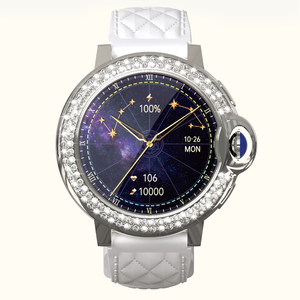 Reloj Inteligente con Correa de Cuero, Monitor de Presión Arterial, Oxígeno en Sangre y Ácido Úrico, Resistente al Agua IP68, Rastreador de Actividad Física - Product Image 5