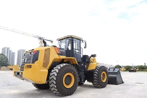 Chargeuse sur pneus robuste jaune 870H, modèle 2022, capacité de charge nominale de 7 tonnes, moteur Cummins, équipement de construction d'occasion MOOG - Product Image 2