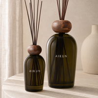 AIKUN Diffuseur de parfum d'intérieur en rotin naturel sans alcool, livraison rapide en 3 à 7 jours, marque privée