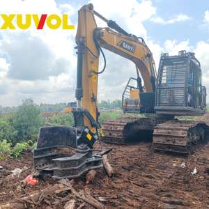 Machines forestières Xuvol pour l'abattage des arbres Max. Tête de coupeuse de bois de 40 cm, accessoire pour excavatrice de 10 à 15 tonnes, cisaille à arbres - Product Image 3