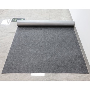 Tapis de protection pour chantier de construction, combinaison de <span class=keywords><strong>feutre</strong></span> et de film PE haute densité, sans adhésif, antidérapant, résistant à l'eau, découpable - Product Image 3
