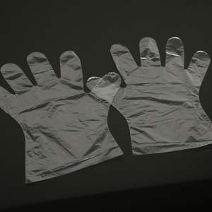 100 pièces de qualité alimentaire PE gants jetables universel cuisine travail jardin Protection Latex gants de vaisselle - Product Image 6