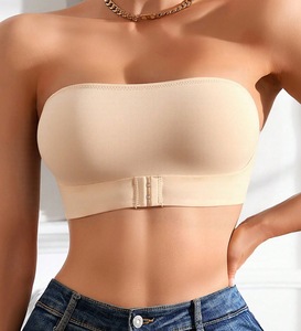 Vendita calda reggiseni <span class=keywords><strong>senza</strong></span> fili a fascia da donna <span class=keywords><strong>senza</strong></span> cuciture traspirante <span class=keywords><strong>senza</strong></span> spalline invisibile chiusura frontale <span class=keywords><strong>Push</strong></span> <span class=keywords><strong>up</strong></span> reggiseni - Product Image 4