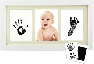 Khung Ảnh Bằng Tay Và Chân Cho Bé, Bộ Dụng Cụ In Ảnh Bằng Tay Và Chân Bằng Gỗ Nguyên Miếng Cho Bé Sơ Sinh - Product Image 6
