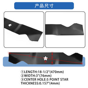 Cuchillas de Repuesto para Cortacésped AYP187254 187256 532187256, Cuchilla Estándar para Usuarios de América del Norte - Product Image 5