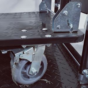 Chariot industriel pliable en acier à haute capacité de charge (800 kg), chariot à main renforcé avec <span class=keywords><strong>plaque</strong></span> de base pour le chargement - Product Image 6