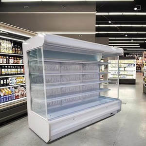 Refrigerador Vertical con Cortina de <span class=keywords><strong>Aire</strong></span> de 1450L, con Enfriamiento por Compresor, Descongelación Automática, para Frutas y Verduras - Product Image 1