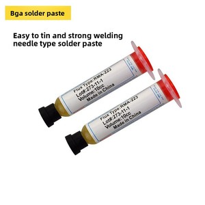 Pâte à souder <span class=keywords><strong>RMA</strong></span>-<span class=keywords><strong>223</strong></span>, seringue de 10 cc, <span class=keywords><strong>flux</strong></span> pour soudure et brasage, Guangdong, Chine - Product Image 4